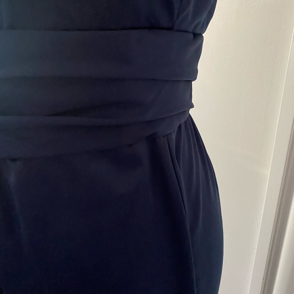 TJ Maxx French Blue Charmeuse Evening Gown - Picture 5 of 8